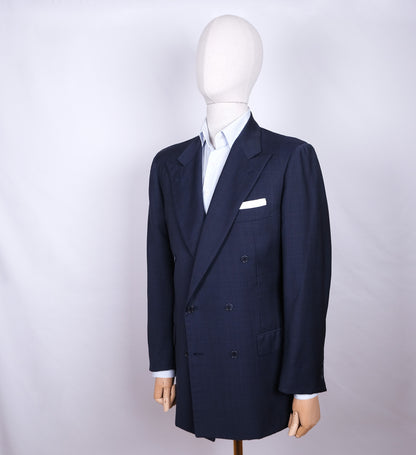 Kiton, sininen irtotakki, koko 50, käsintehty Napolissa