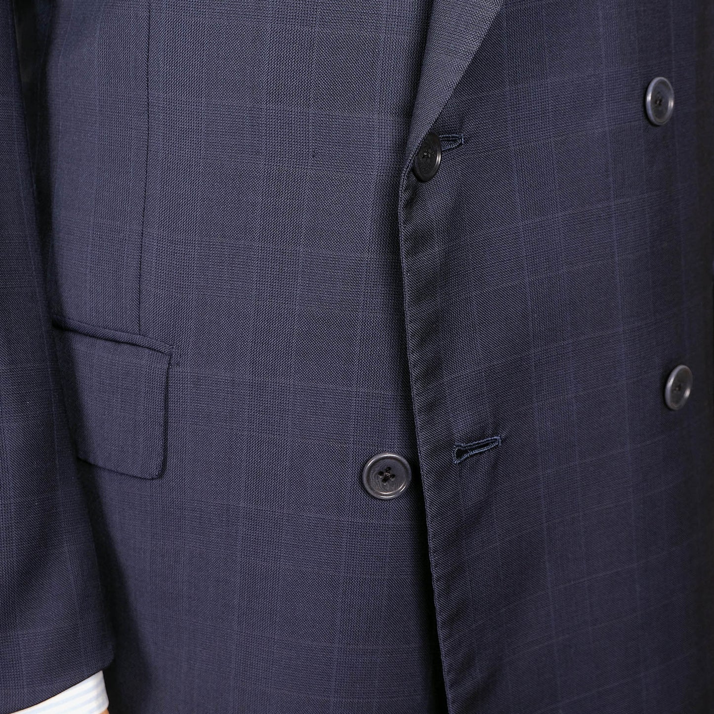 Kiton, sininen irtotakki, koko 50, käsintehty Napolissa