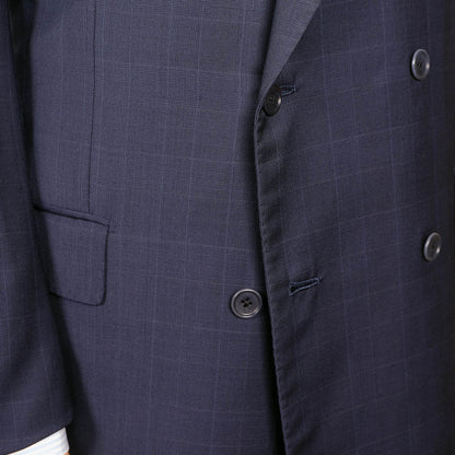 Kiton, sininen irtotakki, koko 50, käsintehty Napolissa