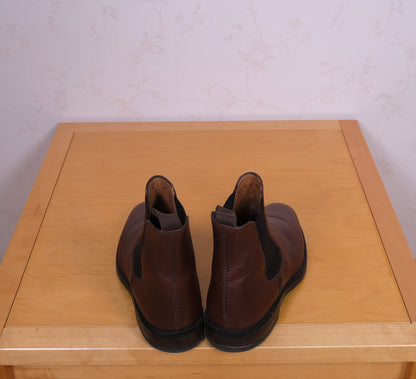 Loake, ruskeat chelsea-varsikengät, koko 42, kumipohjat