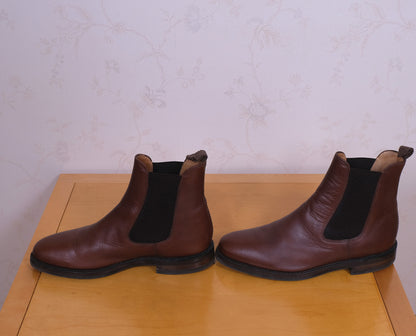 Loake, ruskeat chelsea-varsikengät, koko 42, kumipohjat