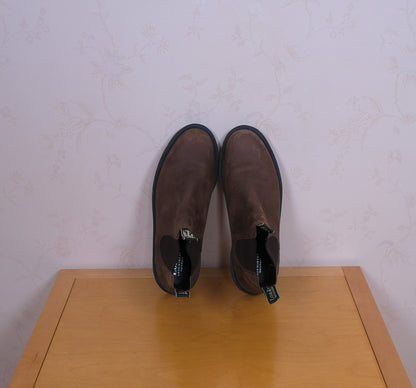 Loake, ruskeat chelsea-varsikengät, koko 43, kumipohjat