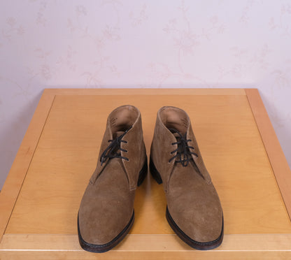Loake, ruskeat chukka-nilkkurit, koko 42, kumipohja