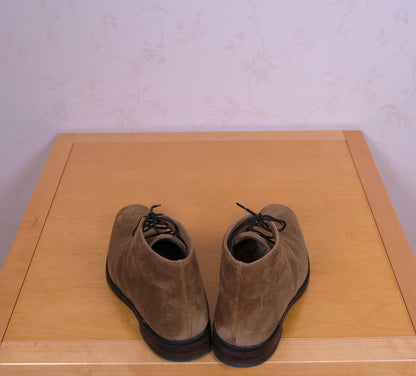 Loake, ruskeat chukka-nilkkurit, koko 42, kumipohja