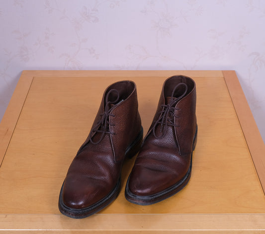 Loake, ruskeat chukka-kengät, koko 42, kumipohja