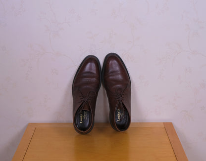 Loake, ruskeat chukka-kengät, koko 42, kumipohja