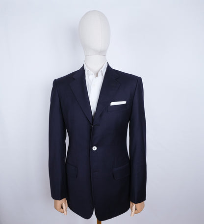 Pinstripes, sininen klubitakki, koko 50, käsintehty