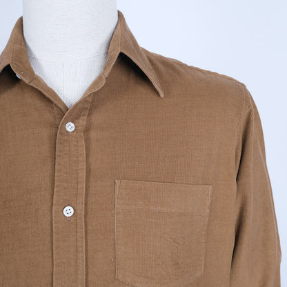 Ralph Lauren Purple Label, vaalea vakosamettipaita, koko 39, väljä
