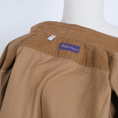 Ralph Lauren Purple Label, vaalea vakosamettipaita, koko 39, väljä