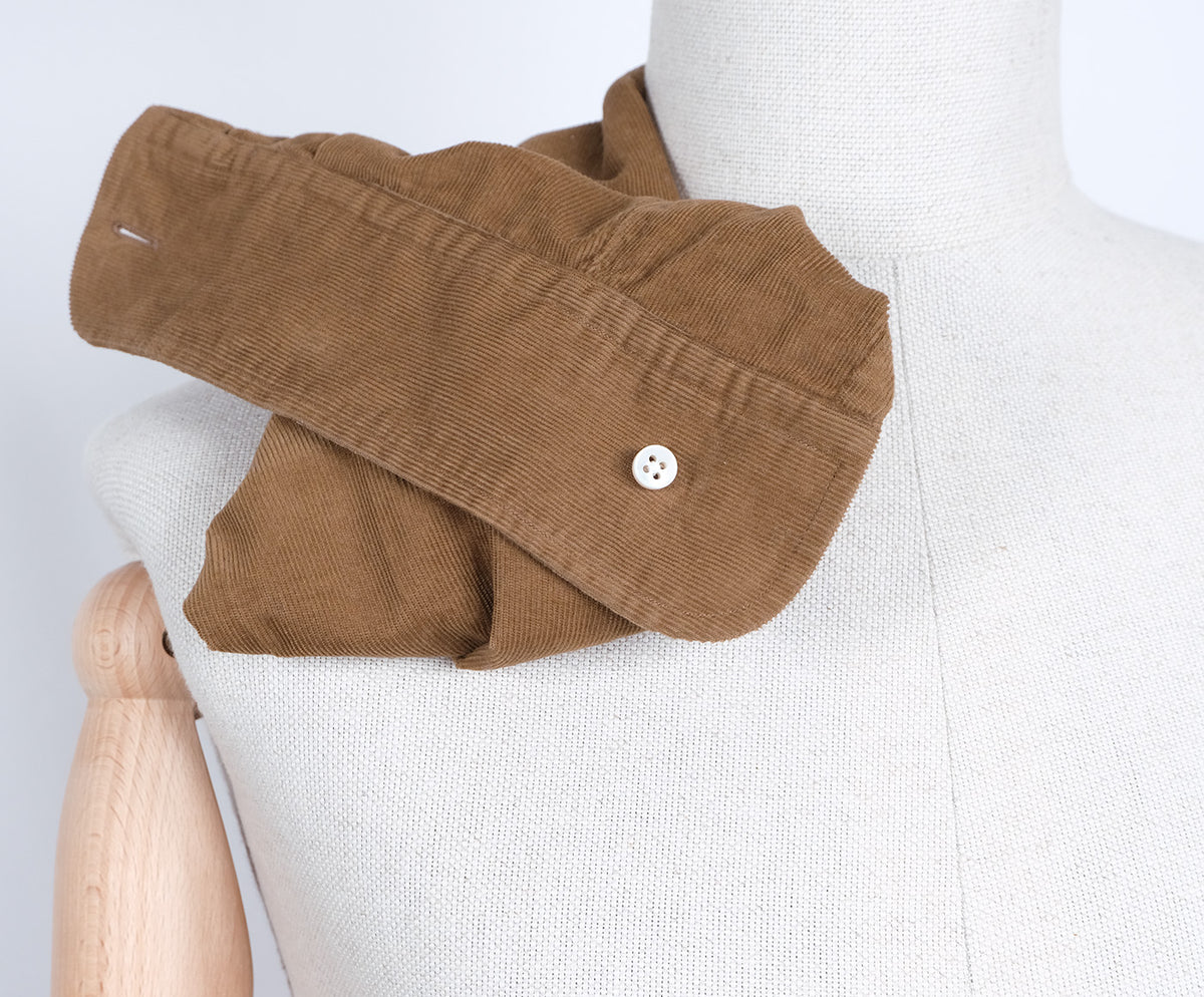 Ralph Lauren Purple Label, vaalea vakosamettipaita, koko 39, väljä