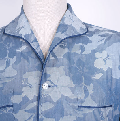 Turnbull & Asser, sininen kauluspaita, koko S, lyhyet hihat