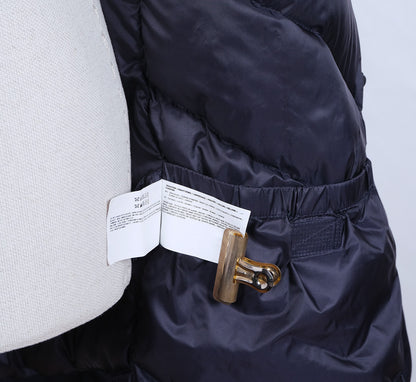 Woolrich, sininen parkatakki, koko M, villaa ja untuvaa