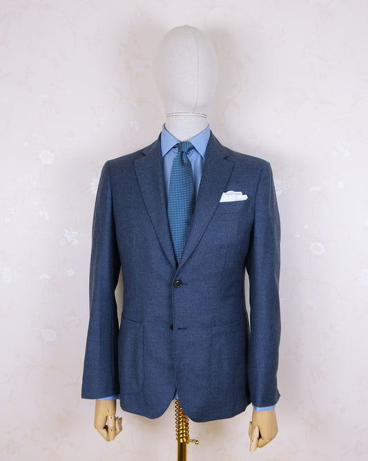 Bespoke tailor Eklund, blue suit, size 38UK, Finnish craftsmanship