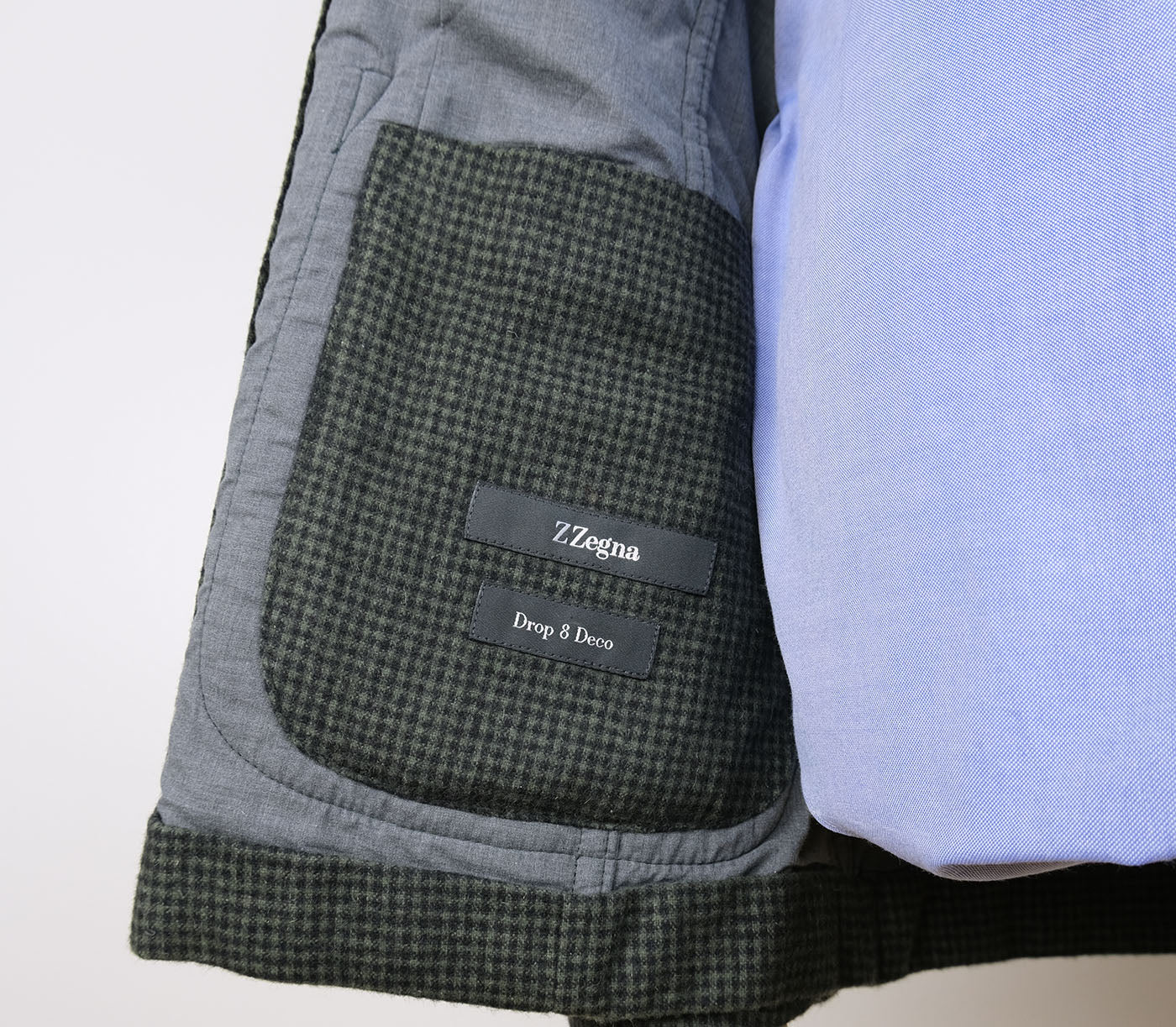 Ermenegildo Zegna, green shirt jacket, size S, slim