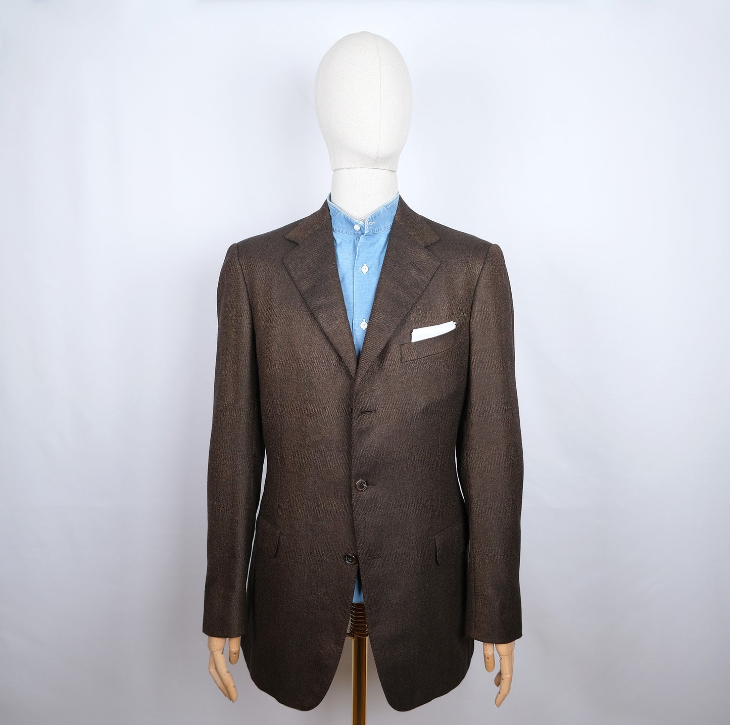 Ermenegildo Zegna, ruskea irtotakki, koko 52, kashmirtakki