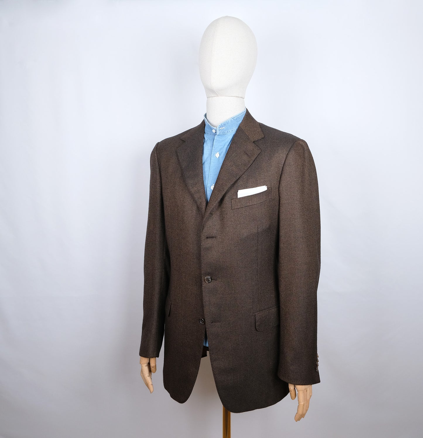 Ermenegildo Zegna, ruskea irtotakki, koko 52, kashmirtakki