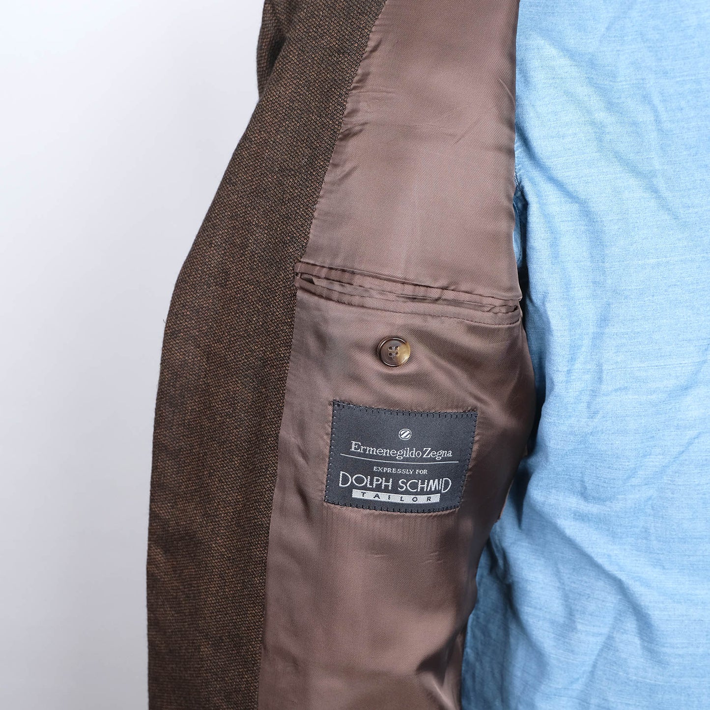 Ermenegildo Zegna, ruskea irtotakki, koko 52, kashmirtakki