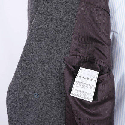 d'Avenza, harmaa villakangastakki, koko 64, XXXL, isojen miesten vaatteet